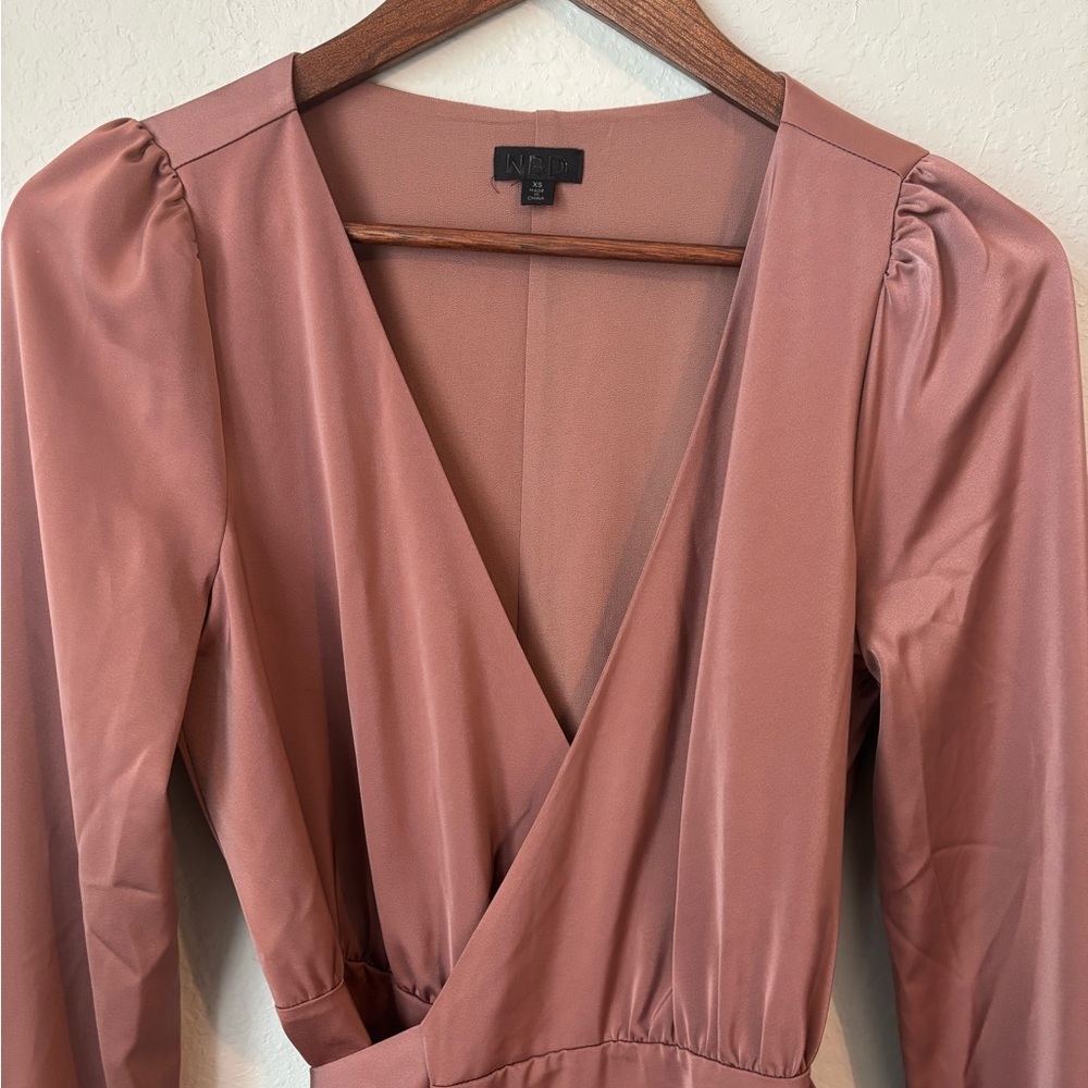 NBD Janet Mini Dress in Mauve - Picture 5 of 11